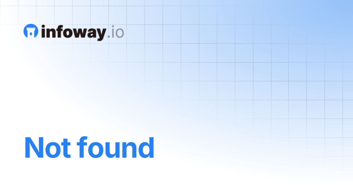 Java SDK | Infoway API Docs
